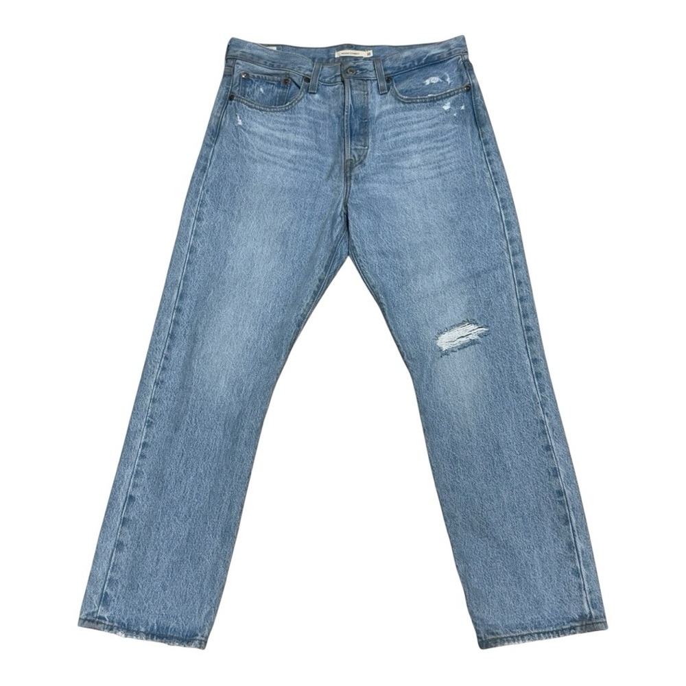 Levi’s Wedgie Straight Denim Jeans Size 30 Women’s High Rise Button Fly‎ Rigid